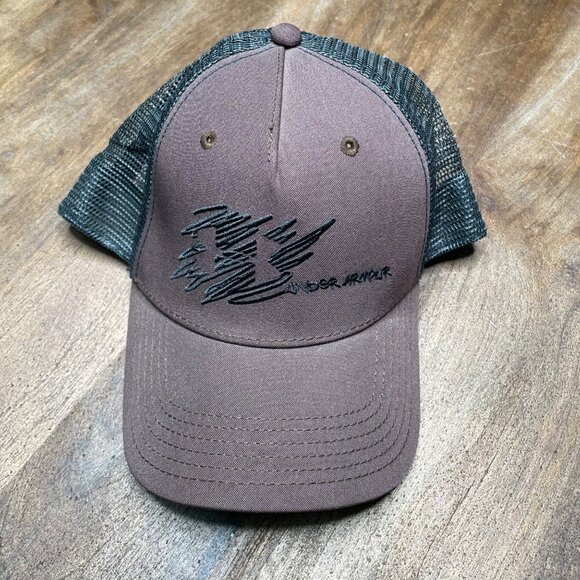 Under Armour Snapback Hat One Size Adjustable Trucker - Picture 1 of 6